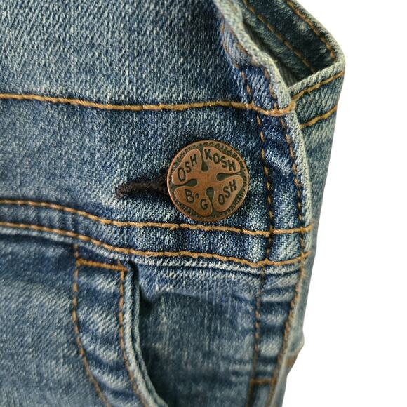 OshKosh Kids Denim Carpenter Overalls in Size 5 Toddler Durable All Season - Picture 8 of 15